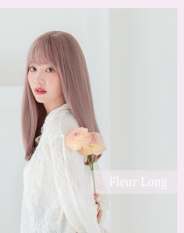 フルールロング ミスティピンク 着用イメージ画像