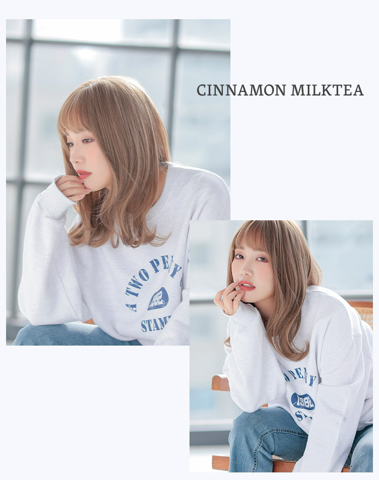 サンティエミディロング シナモンミルクティー 着用イメージ画像