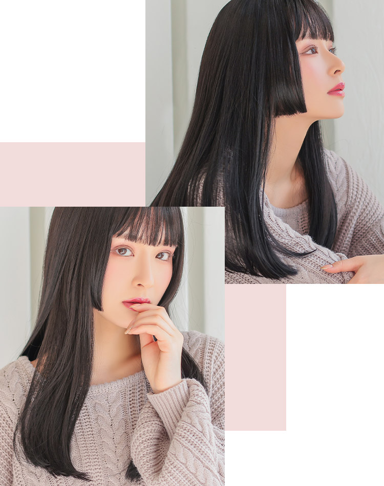 グレイスフルロング ジャパニーズブラック 着用イメージ画像