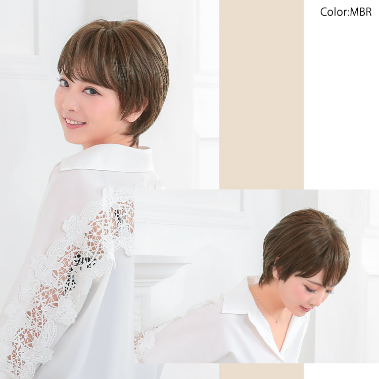 ヴィーナスフレンチショート モカブラウン着用写真