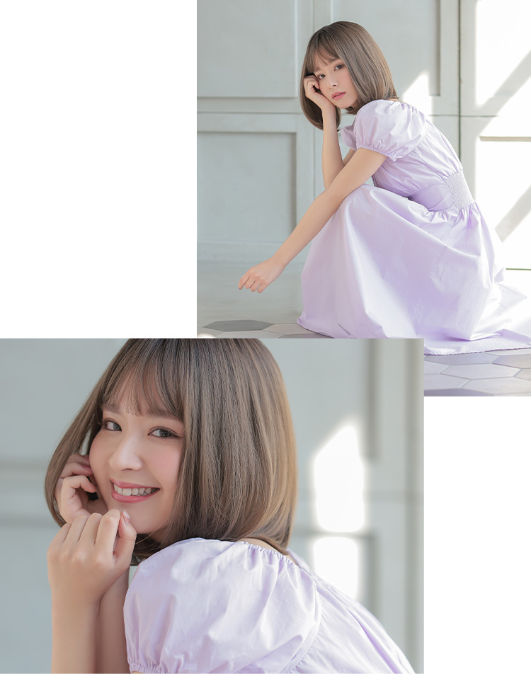 Dear Dolly ミューズボブ ウォーターベージュプリン 着用イメージ画像