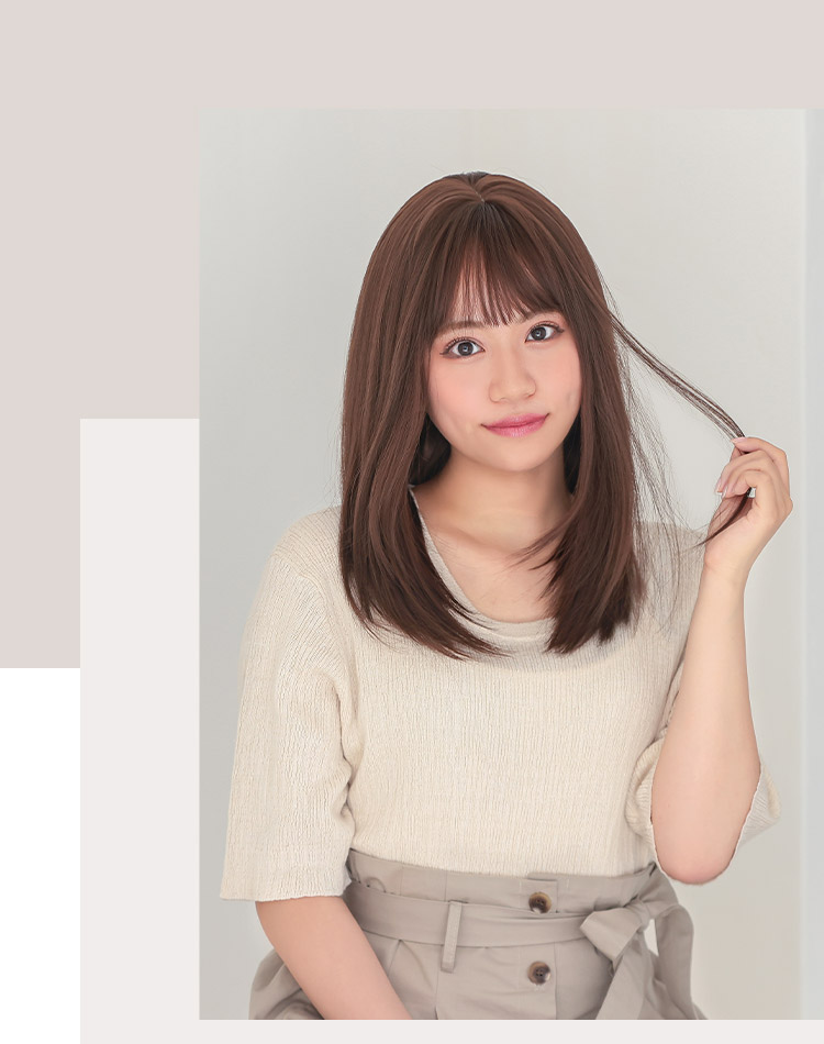 ティアードミディ サクラベージュ 着用イメージ画像