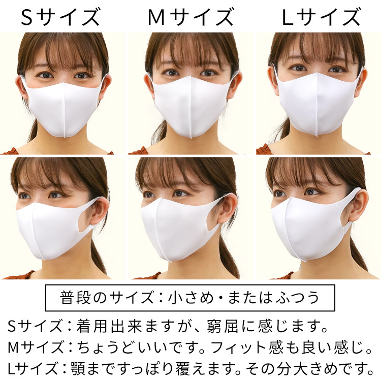 秋冬用 洗える伸縮立体マスク 着用レビュー 女性