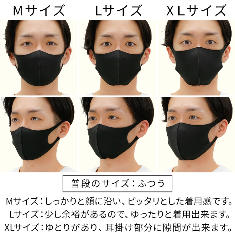 秋冬用 洗える伸縮立体マスク 着用レビュー 男性