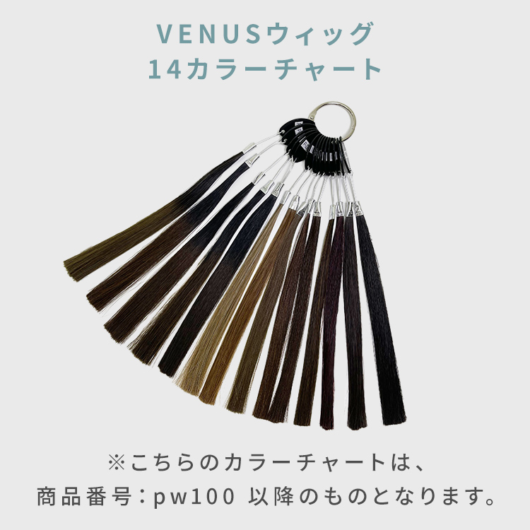 アクアドール VENUS ウィッグ 12カラーチャート イメージ画像