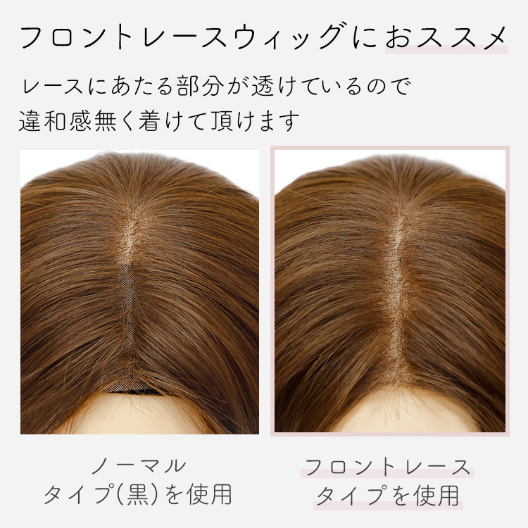 フロントレース対応 ウィッグ固定ベロアバンドはフロントレースウィッグにおススメ