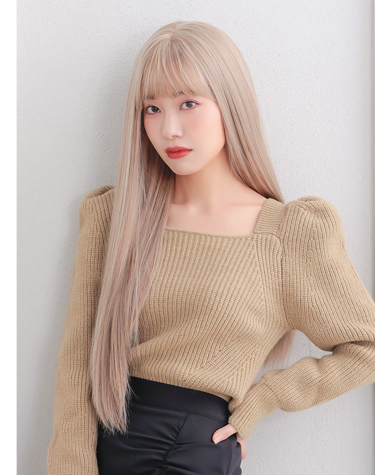 イデアールロングストレート 着用イメージ画像