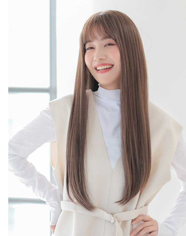 イデアールロングストレート 着用イメージ画像
