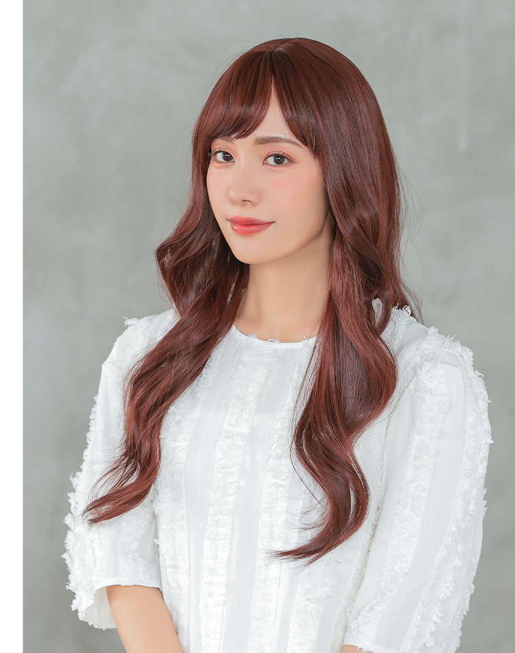 女神巻きロングウィッグ 着用イメージ画像
