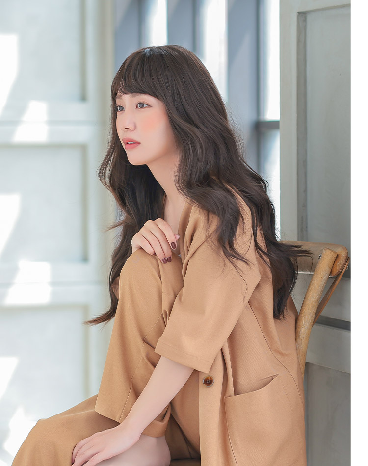 女神巻きロングウィッグ 着用イメージ画像