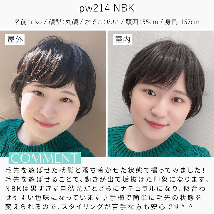 アクアドールヴィーナス Mr.ショートウィッグ スタッフ着用イメージ