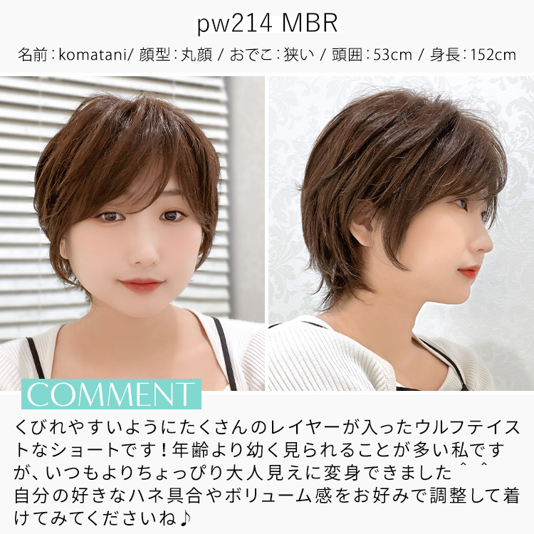 アクアドールヴィーナス Mr.ショートウィッグ スタッフ着用イメージ