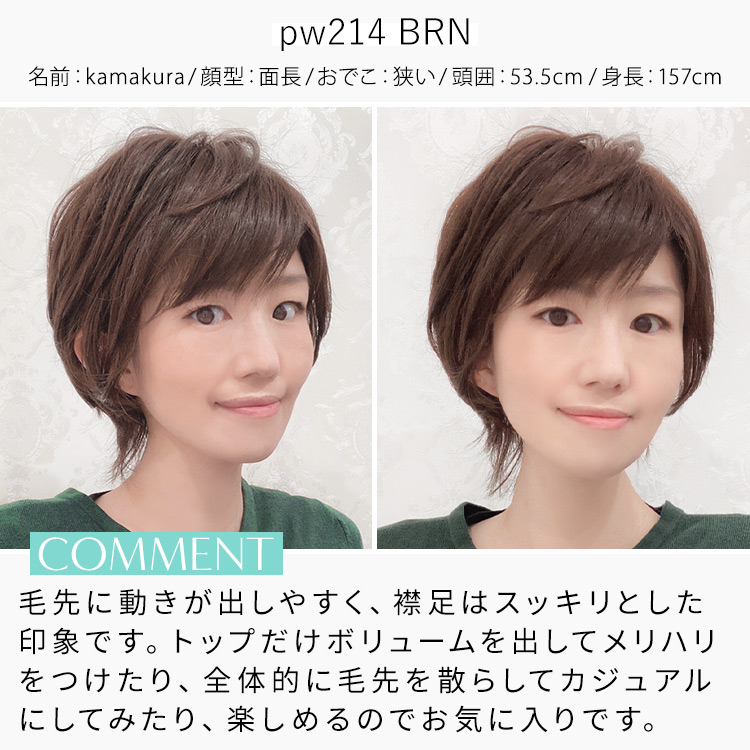 アクアドールヴィーナス Mr.ショートウィッグ スタッフ着用イメージ
