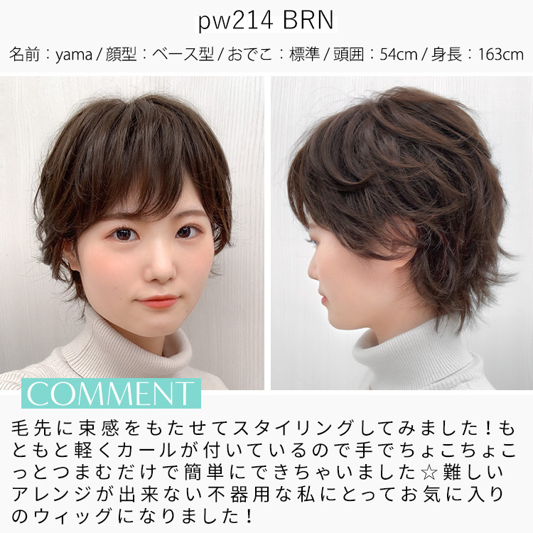 アクアドールヴィーナス Mr.ショートウィッグ スタッフ着用イメージ