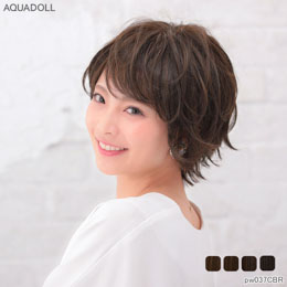 自然な人工毛ショートウィッグ❤新作ネオウルフをつけてみました  